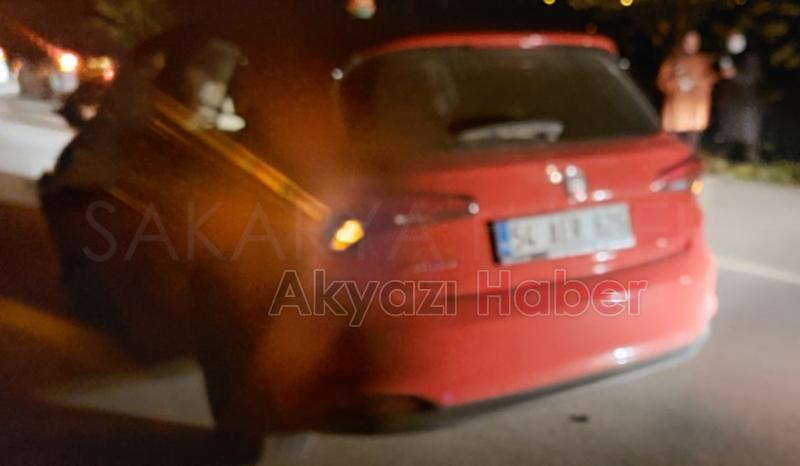 Otomobil ata çarptı