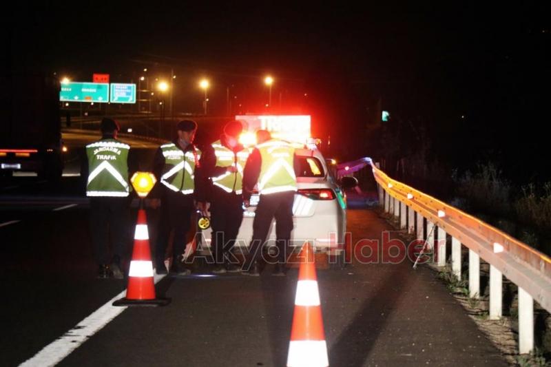 Lüks otomobil domuza çarpıp şarampole uçtu: 6 yaralı