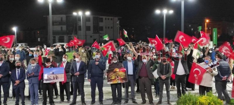 İsrail'e tepki, Filistin'e destek konvoyu