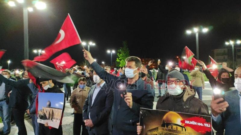 İsrail'e tepki, Filistin'e destek konvoyu