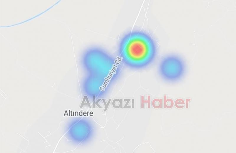 İşte Akyazı'nın korona haritasında son durum
