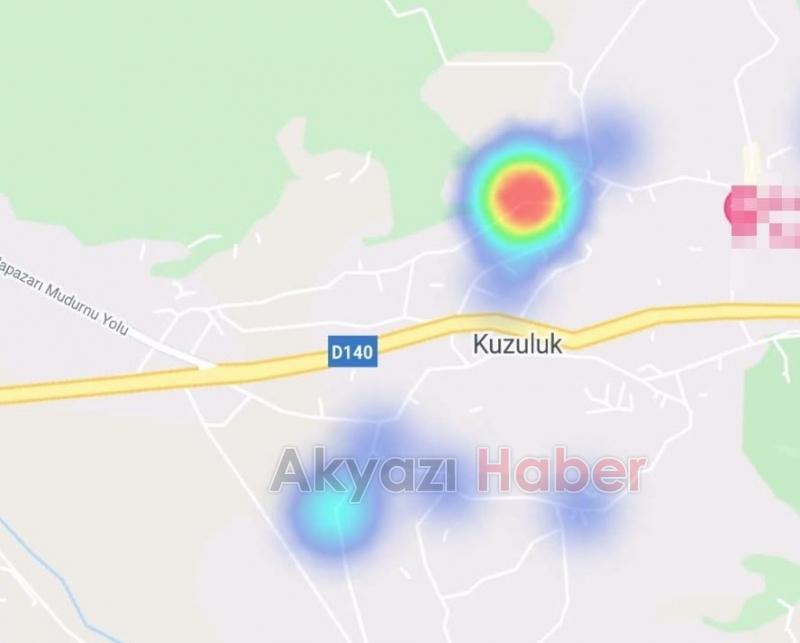 İşte Akyazı'nın korona haritasında son durum