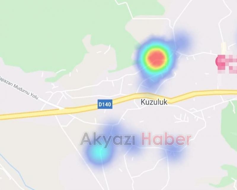 İşte Akyazı'nın korona haritasında son durum