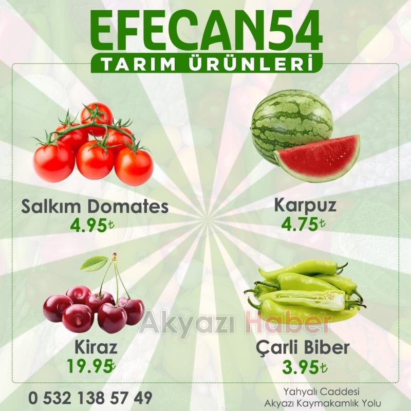 Efecan Tanzim Satış karpuz sezonunu açtı