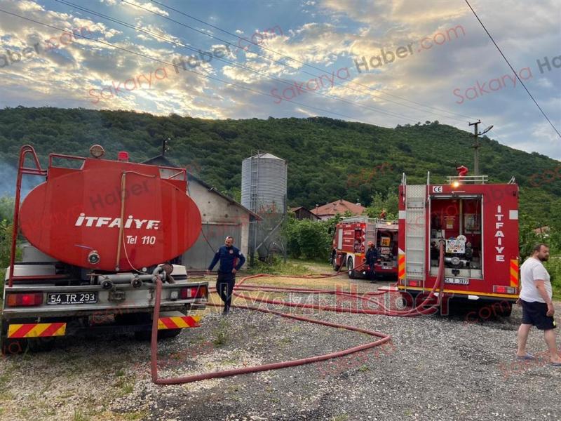 Tavuk çiftliği yandı