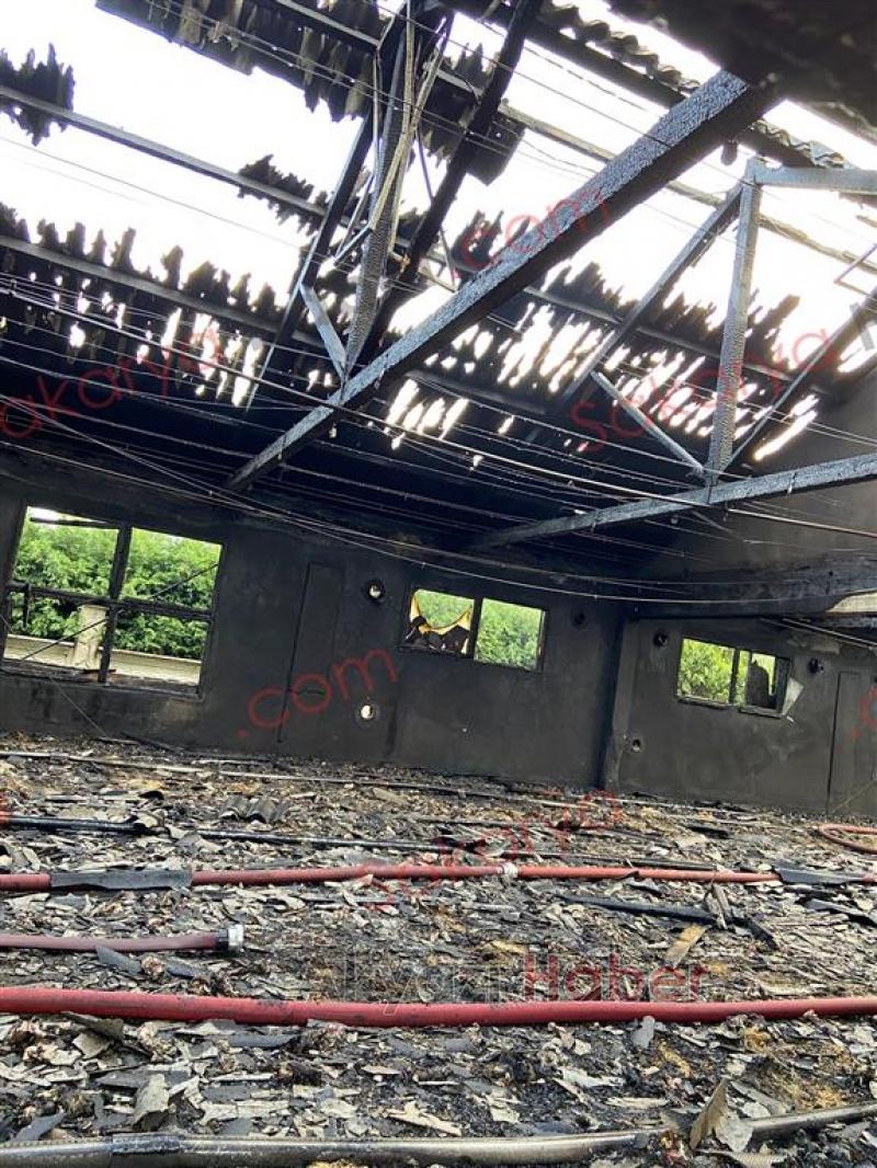 Tavuk çiftliği yandı