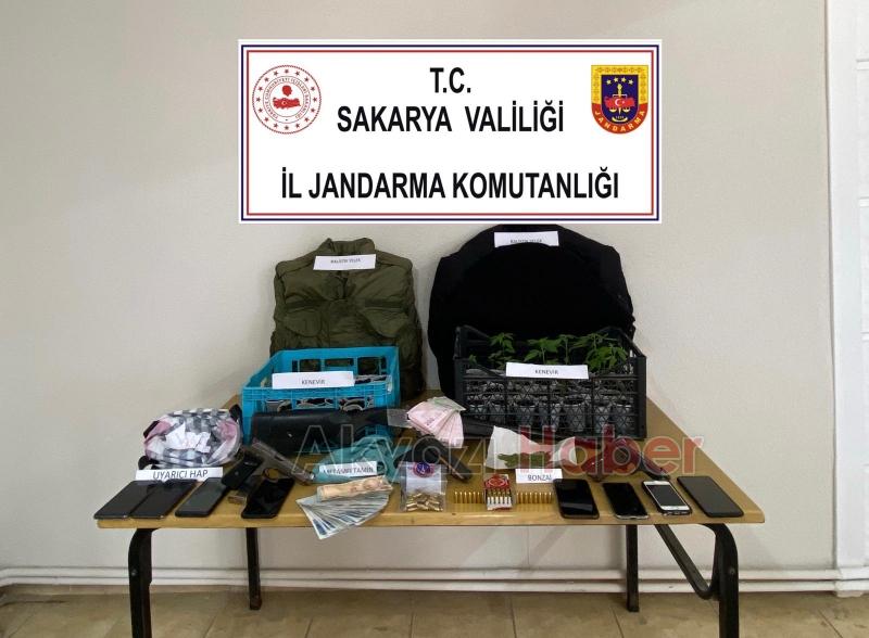Jandarma suç örgütüne darbe vurdu 9 gözaltı