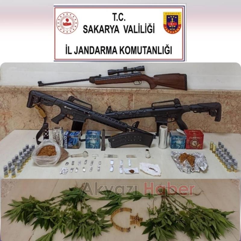 Sakaryada jandarmadan narkotik operasyonu