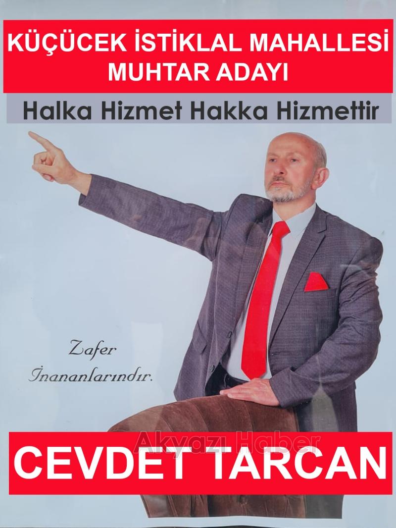 Muhtar Adayı Cevdet Tarcan Açıklamalarda bulundu