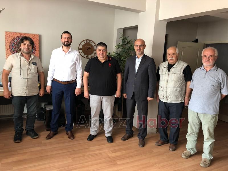 Başsavcı İrfan Gürel'den Akyazı Basın Birliği'ne veda ziyareti