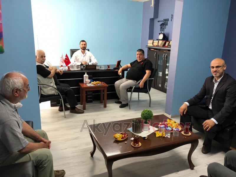Başsavcı İrfan Gürel'den Akyazı Basın Birliği'ne veda ziyareti