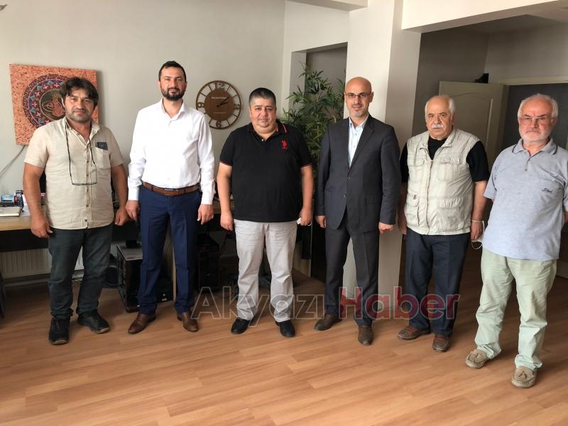 Başsavcı İrfan Gürel'den Akyazı Basın Birliği'ne veda ziyareti