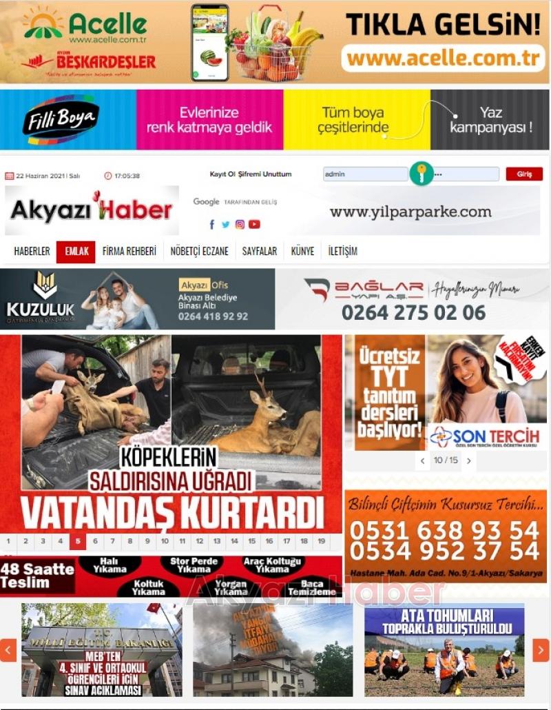 Akyazı Haber 16 Yaşında