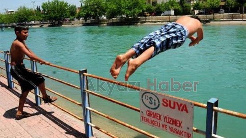 Gölet, akarsu ve kanallarda yüzmek yasaklandı