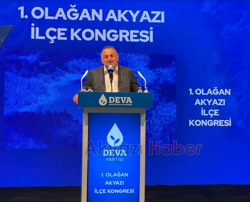 DEVA Akyazı'da Genel Başkanlı kongre