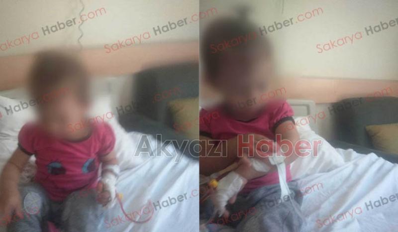 Eve giren yılan 18 aylık çocuğu ısırdı