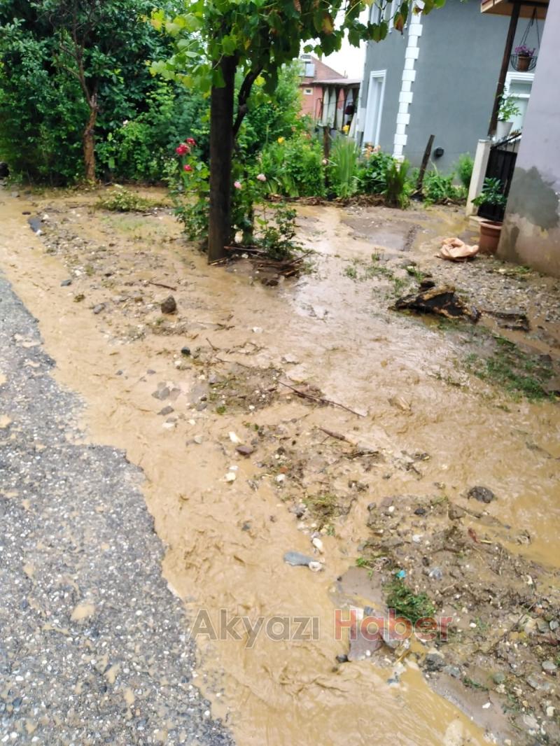 Altındere'de taşkın