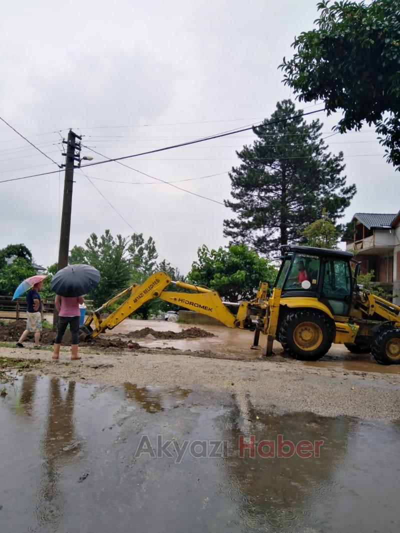 Altındere'de taşkın