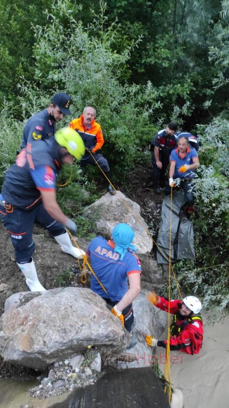 Sel sularına kapılan yaşlı adamın cansız bedeni bulundu
