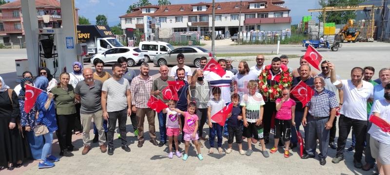 Dünya Şampiyonuna Akyazı'da coşkulu karşılama