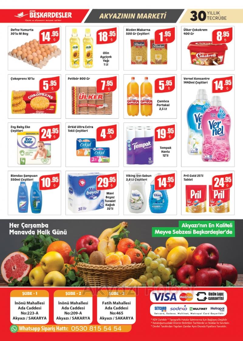 Beşkardeşler Market Züccaciye Bölümünde Şok Kampanya