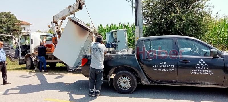 Sıcaklık ve aşırı yüklenme trafoyu yaktı