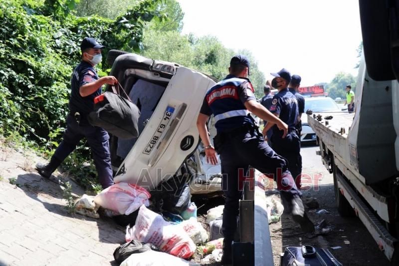 TEM'de feci kaza: 6 yaralı