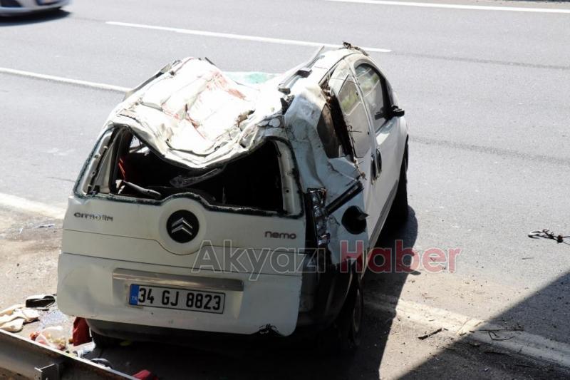 TEM'de feci kaza: 6 yaralı