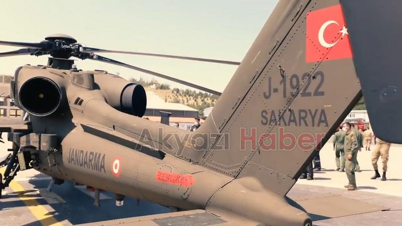 Jandarmanın 7'nci ATAK helikopterine Sakarya adı verildi