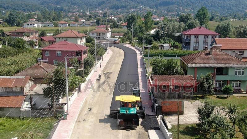 Akyazı Pazarköy mahallesinde çalışmalar sona eriyor