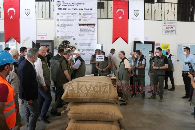 TMO fındık alımına törenle başladı