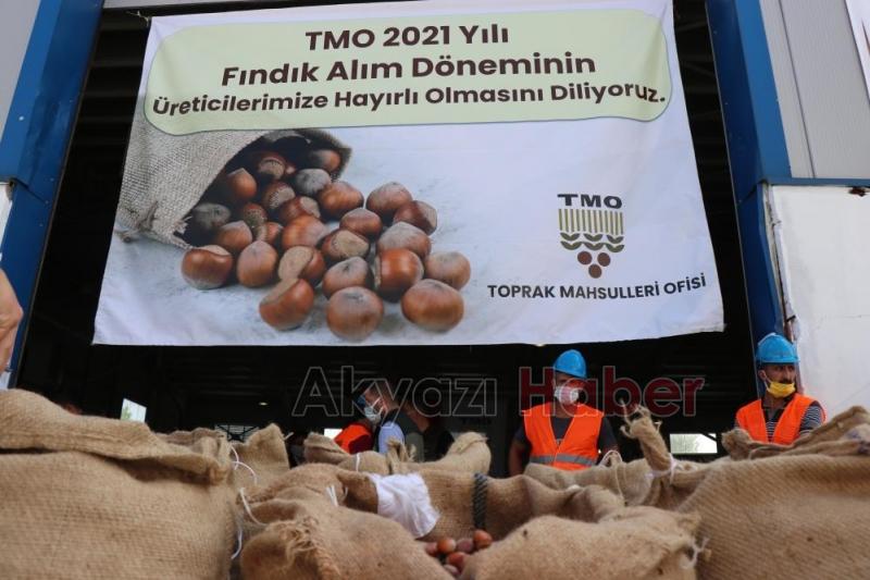 TMO fındık alımına törenle başladı
