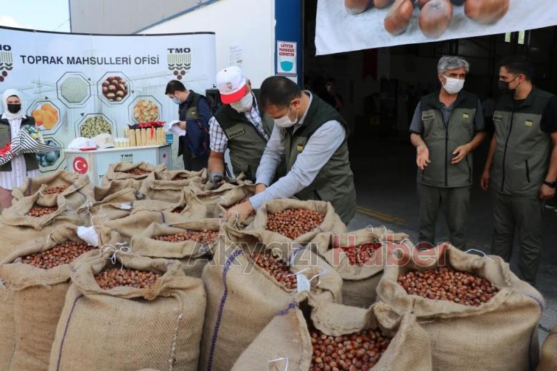 TMO fındık alımına törenle başladı