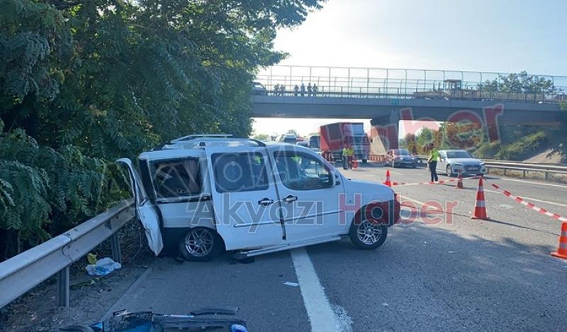 TEM’de feci kaza 1 ölü, 3 yaralı