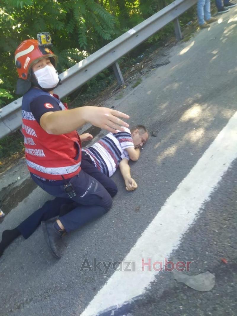 TEM’de feci kaza 1 ölü, 3 yaralı