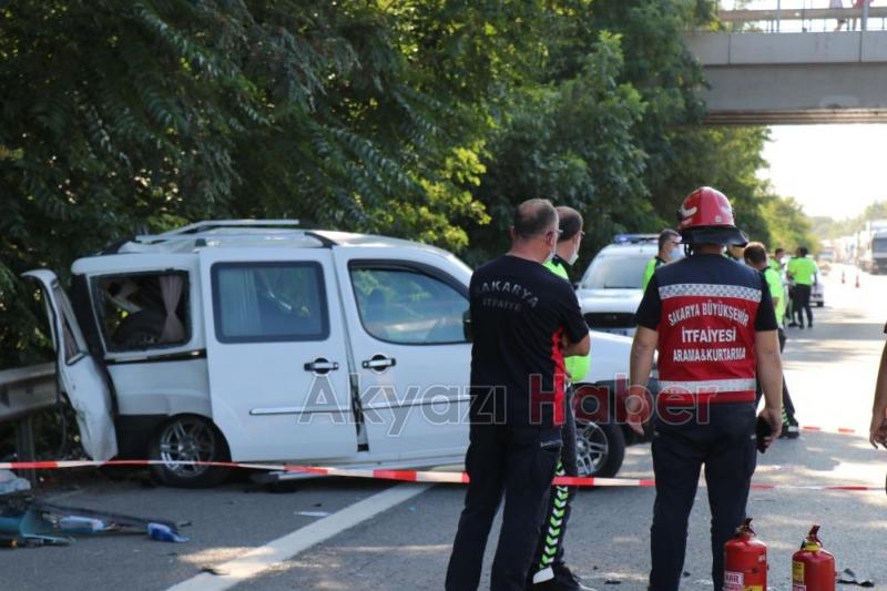 TEM’de feci kaza 1 ölü, 3 yaralı