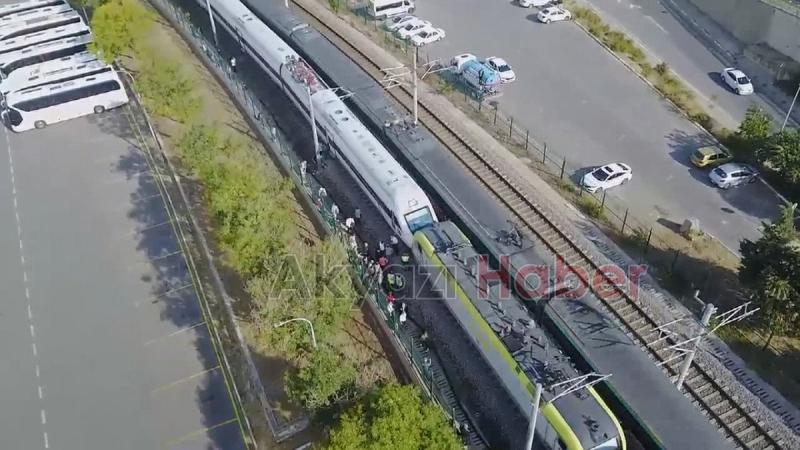 Ada treni hızlı tren ile kafa kafaya çarpıştı