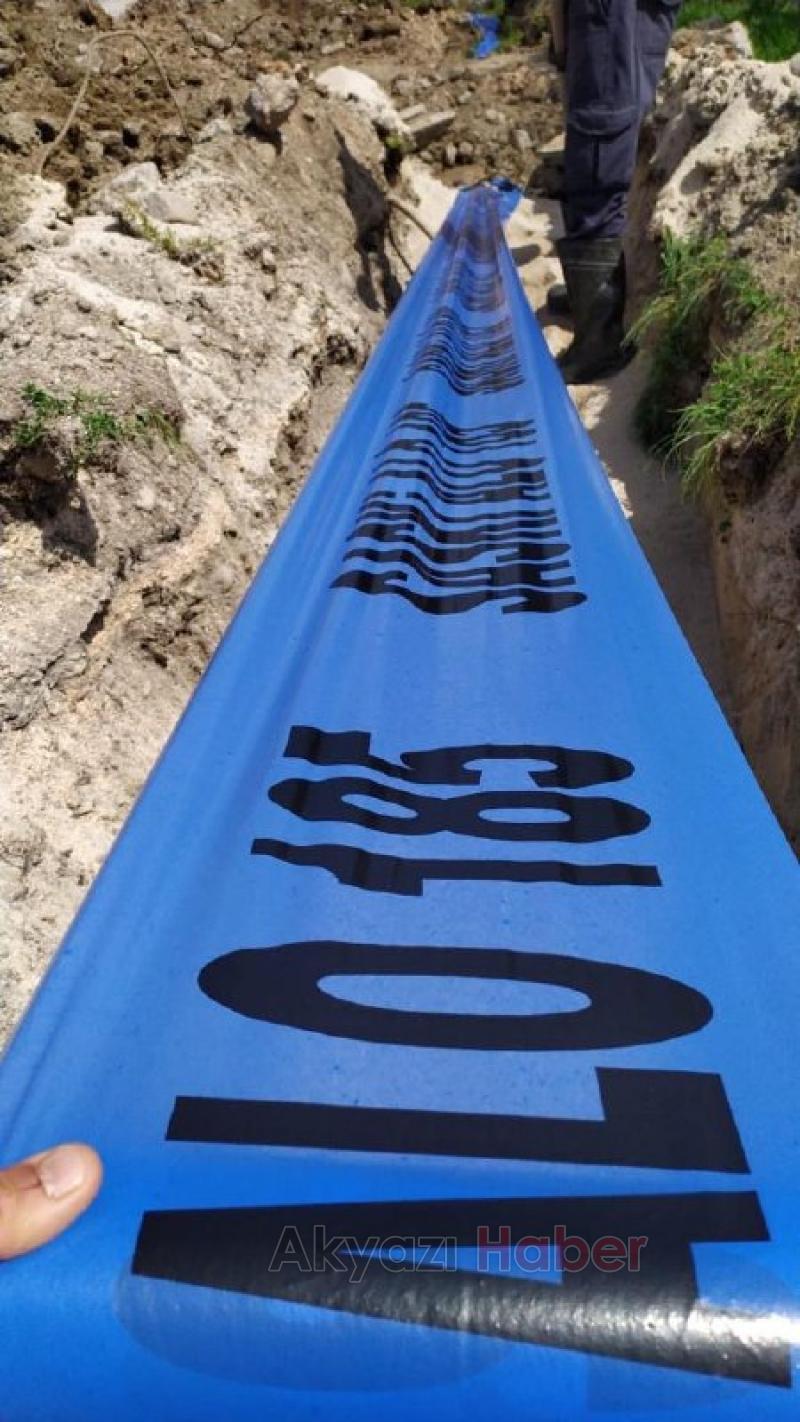 Büyükşehirden 3 mahalleye 14 bin metrelik yeni içmesuyu hattı