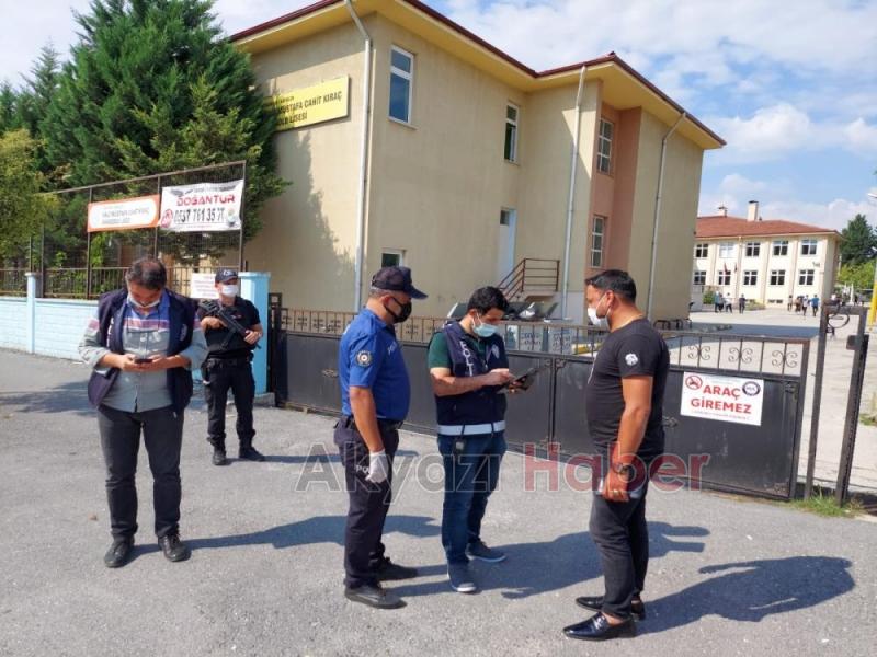 Okul çevrelerine sıkı denetim 5 kişi yakalandı