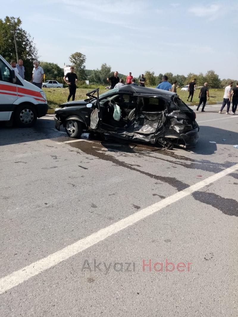 Küçücek Kavşağı'nda büyük kaza