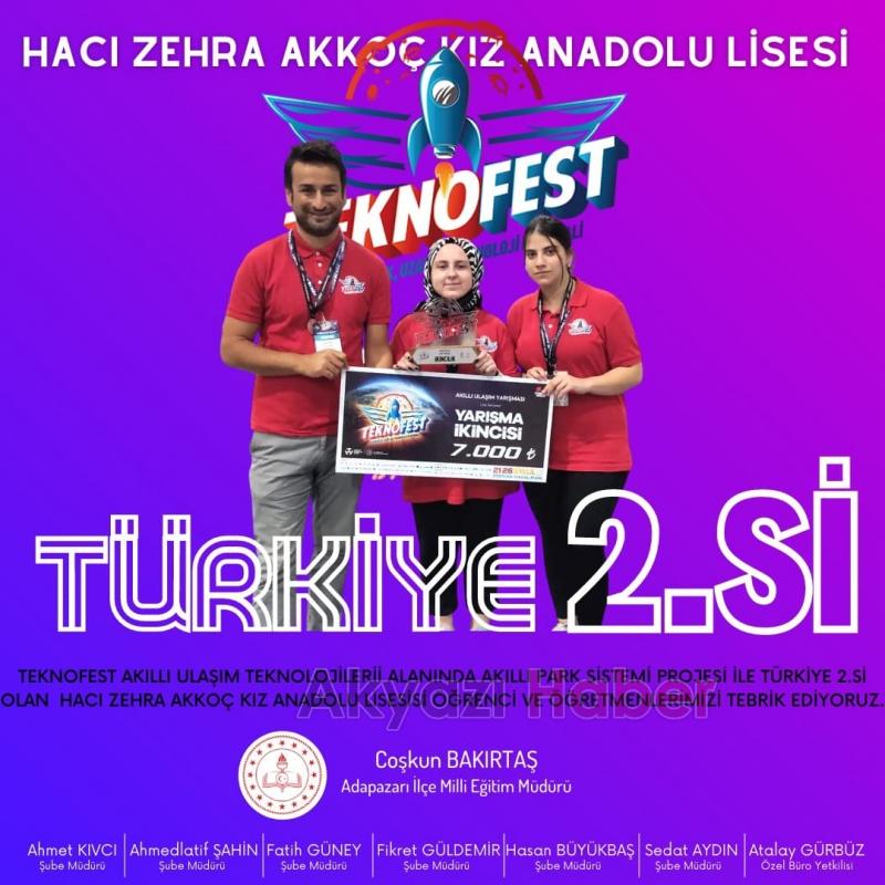 Sakarya'nın mucitleri TEKNOFEST'te birinci oldu