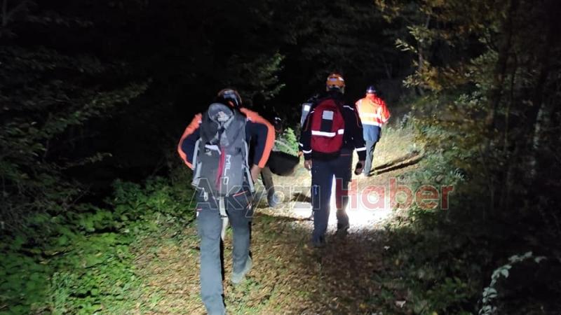 Askeri helikopterle kurtarıldılar