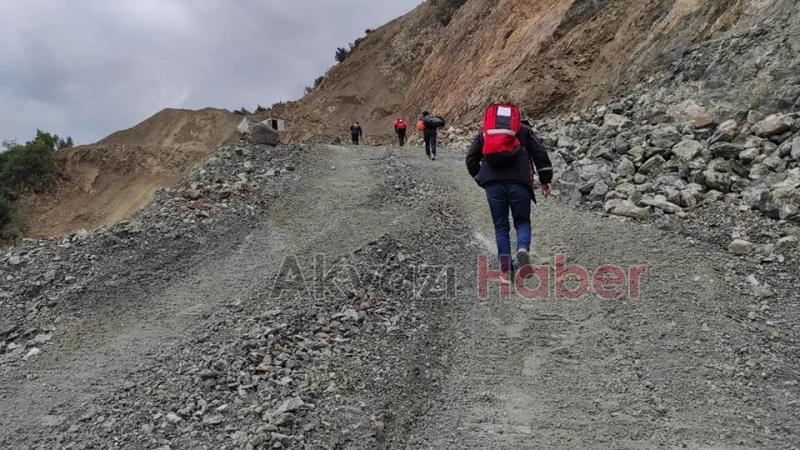 Askeri helikopterle kurtarıldılar