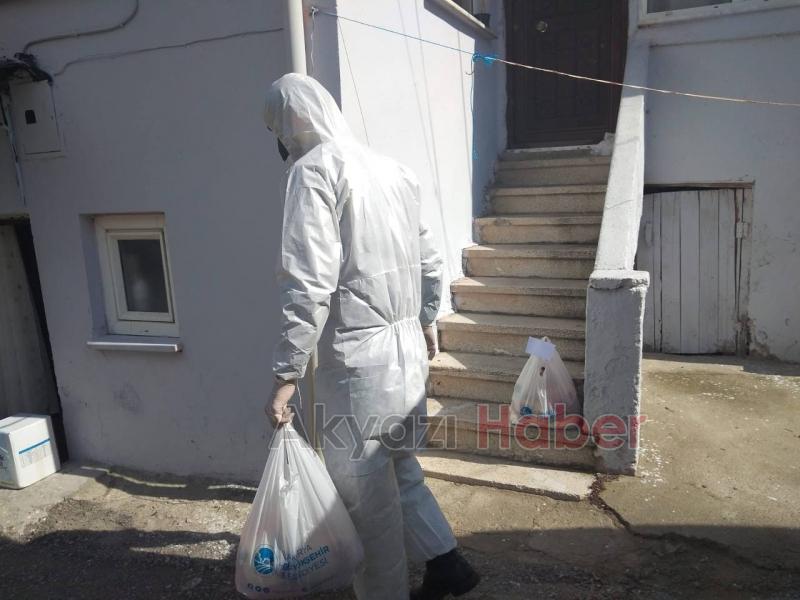 Karantinadakilere gıda ihtiyaçlarını büyükşehir ulaştırıyor