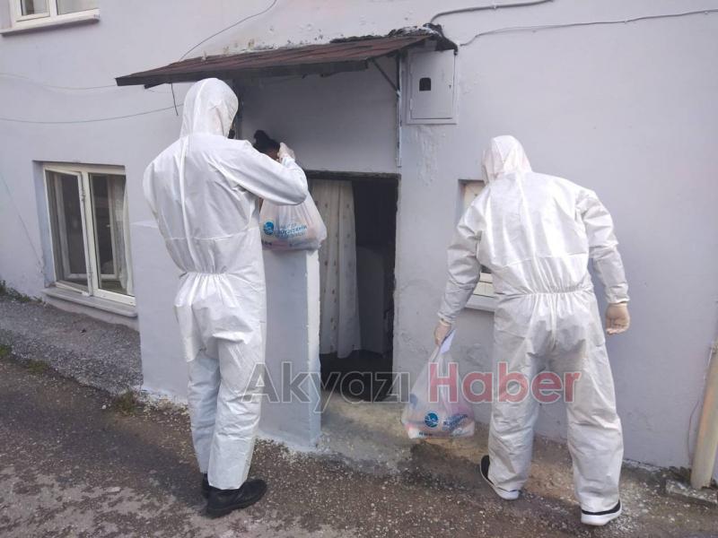 Karantinadakilere gıda ihtiyaçlarını büyükşehir ulaştırıyor