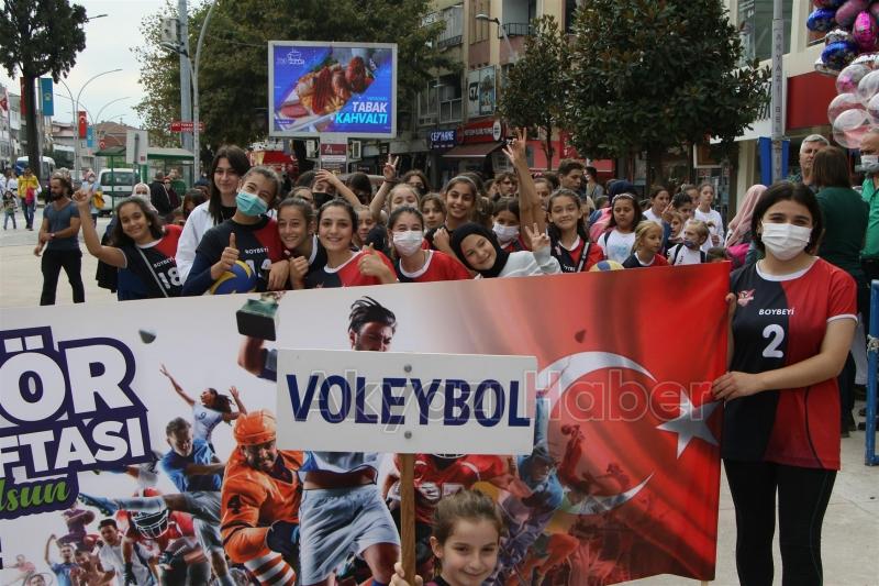 Akyazı'da Amatör Spor Haftası coşkuyla kutlandı