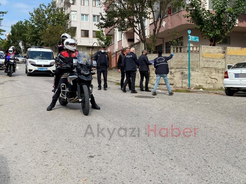 Erenler'de trafikte baltalı dehşet