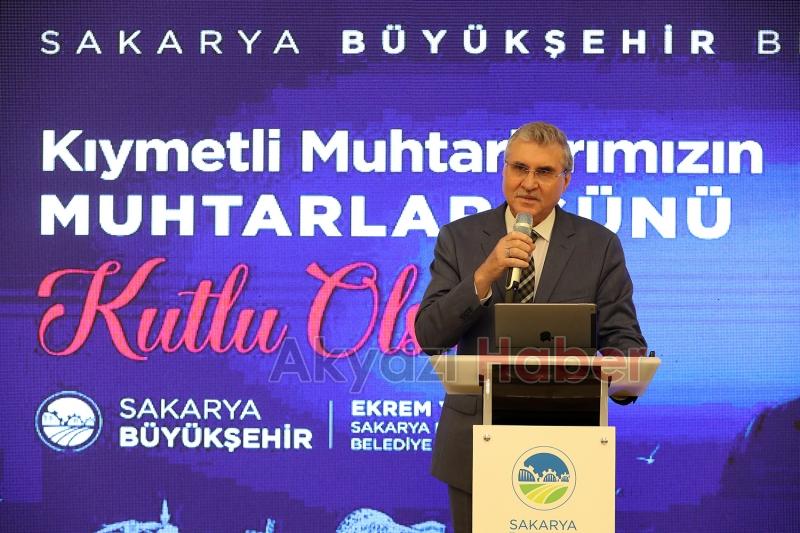 Başkan Ekrem Yüce, muhtarlarla bir araya geldi
