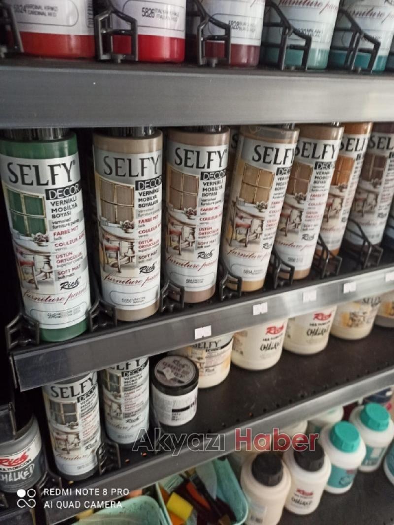 Selfy Dekor boya Sak Orman Ürünleri'nde