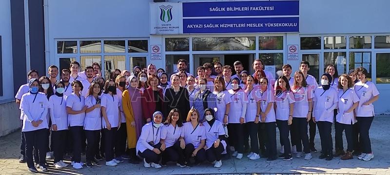Akyazı hemşirelik bölümü öğrencilerinin forma heyecanı